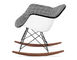 eames® upholstered armchair with rocker base - 5