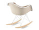 eames upholstered armchair with rocker base - 11
