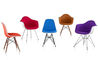 eames® upholstered armchair with wire base - 8