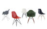 eames® molded fiberglass armchair with 4 leg base - 7
