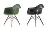 eames® molded fiberglass armchair with dowel base - 8