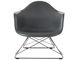 eames® molded fiberglass armchair with low wire base - 3