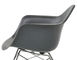 eames molded fiberglass armchair with low wire base - 7