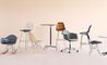 eames® molded fiberglass side chair with 4 leg base - 6