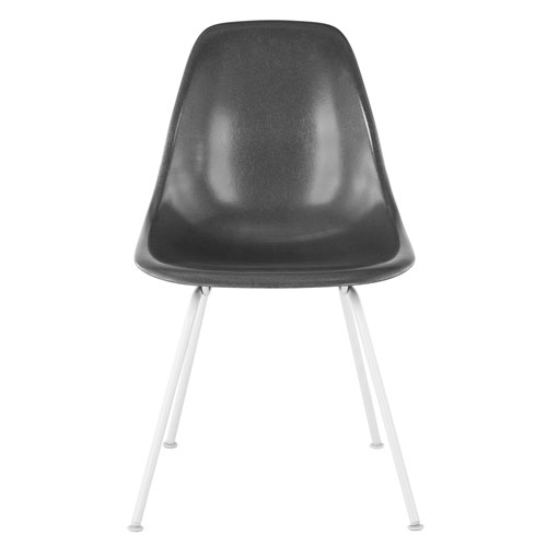 eames® molded fiberglass side chair with 4 leg base  - Herman Miller