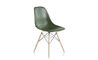 eames® molded fiberglass side chair with dowel base - 2
