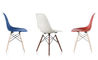 eames® molded fiberglass side chair with dowel base - 11