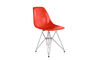 eames® molded fiberglass side chair with wire base - 2