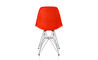 eames® molded fiberglass side chair with wire base - 4