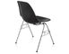eames® molded fiberglass side chair with stacking base - 4