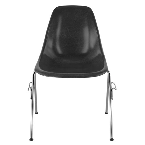 eames® molded fiberglass side chair with stacking base  - Herman Miller