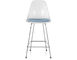 eames® molded fiberglass stool with seat pad - 1