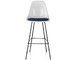 eames molded fiberglass stool with seat pad - 8