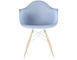 eames® molded plastic armchair with dowel base - 2