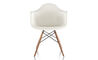 eames® molded plastic armchair with dowel base - 1