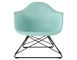 eames® molded plastic armchair with low wire base - 2