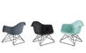 eames® molded plastic armchair with low wire base - 6