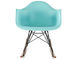 eames® molded plastic armchair with rocker base - 10
