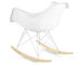eames® molded plastic armchair with rocker base - 5