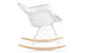 eames® molded plastic armchair with rocker base - 3