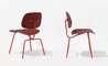 eames molded plastic dining chair metal base dcm ec-127 - 5