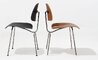 eames molded plastic dining chair metal base dcm ec-127 - 6
