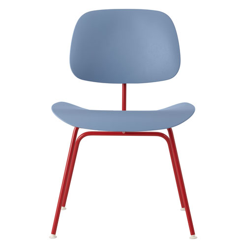 Eames Molded Plastic Dining Chair Metal Base DCM EC-127