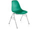 eames® molded plastic side chair with stacking base - 1