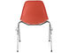 eames® molded plastic side chair with stacking base - 10