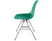 eames® molded plastic side chair with stacking base - 5