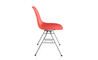 eames® molded plastic side chair with stacking base - 3