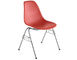 eames® molded plastic side chair with stacking base - 8