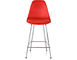 eames® molded plastic stool with seat pad - 1