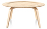 eames® molded plywood coffee table with wood base - 2