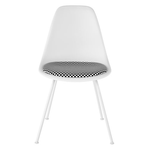 eames® 4 leg base side chair with seat pad  - Herman Miller