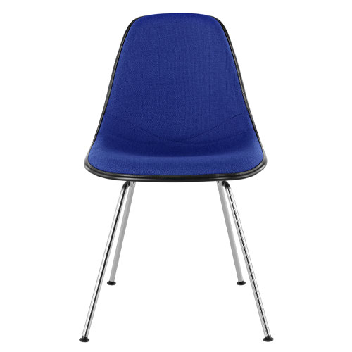 eames® upholstered side chair with 4 leg base  - Herman Miller