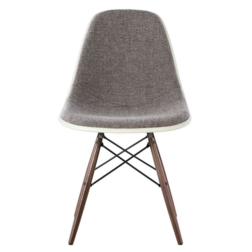 eames® upholstered side chair with dowel base  - Herman Miller