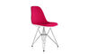 eames upholstered side chair with wire base - 13