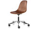 eames® molded wood side chair with task base - 2
