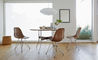 eames® molded wood side chair with wire base - 7