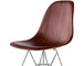 eames molded wood side chair with wire base - 10