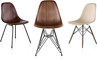 eames® molded wood side chair with wire base - 12