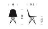 eames® molded wood side chair with wire base - 14