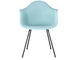 eames® molded plastic armchair with 4 leg base - 11
