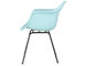 eames® molded plastic armchair with 4 leg base - 3