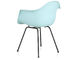 eames® molded plastic armchair with 4 leg base - 5