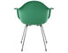 eames® molded plastic armchair with 4 leg base - 7