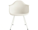 eames molded plastic armchair with 4 leg base - 1