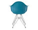 eames® molded plastic armchair with wire base - 4