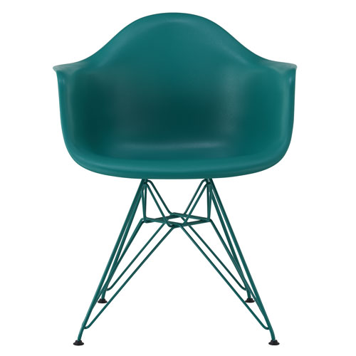 eames molded plastic armchair, herman miller x hay